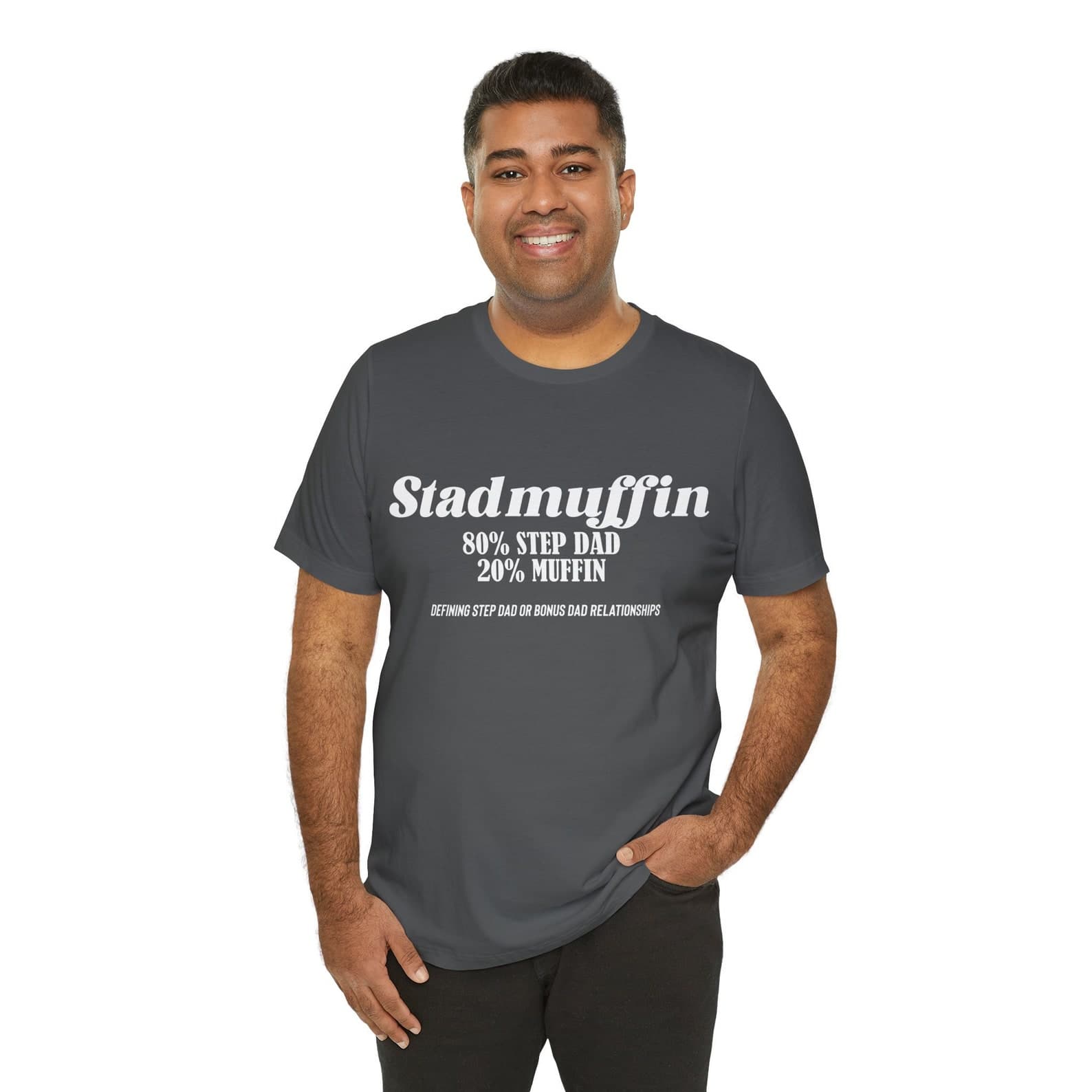 Stepdad Stadmuffin Tee - Funny Father's Day Gift by FloraBroFurnishings