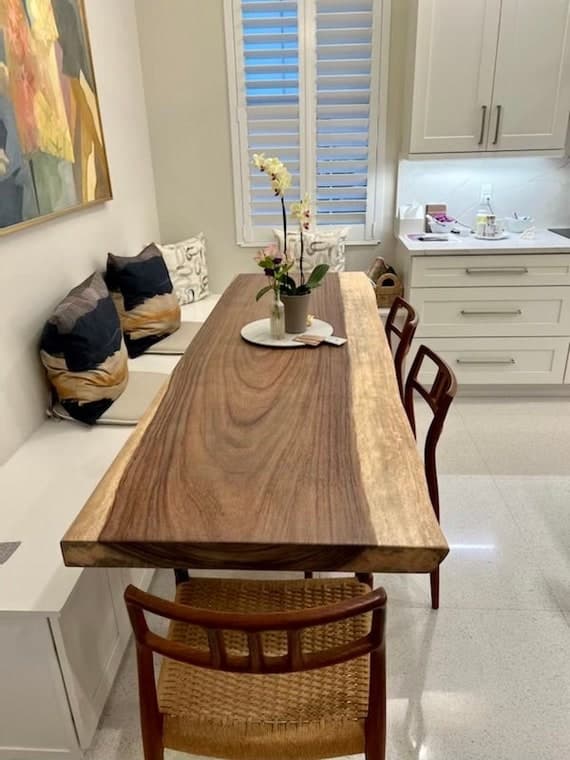 Custom Live edge dinner table by FloraBroFurnishings